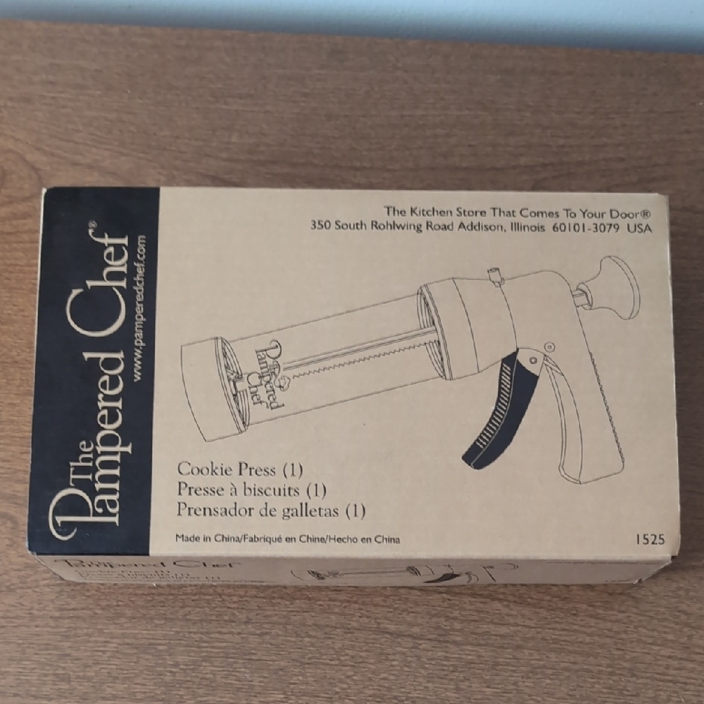 Pampered Chef Cookie Press - Model #1525